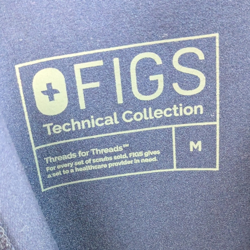 FIGS Technical Collection Moto Scrub Pants Royal‎ Blue Womens Medium - Picture 5 of 7